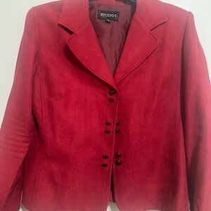 Studio 17 Vibrant Scarlet Blazer